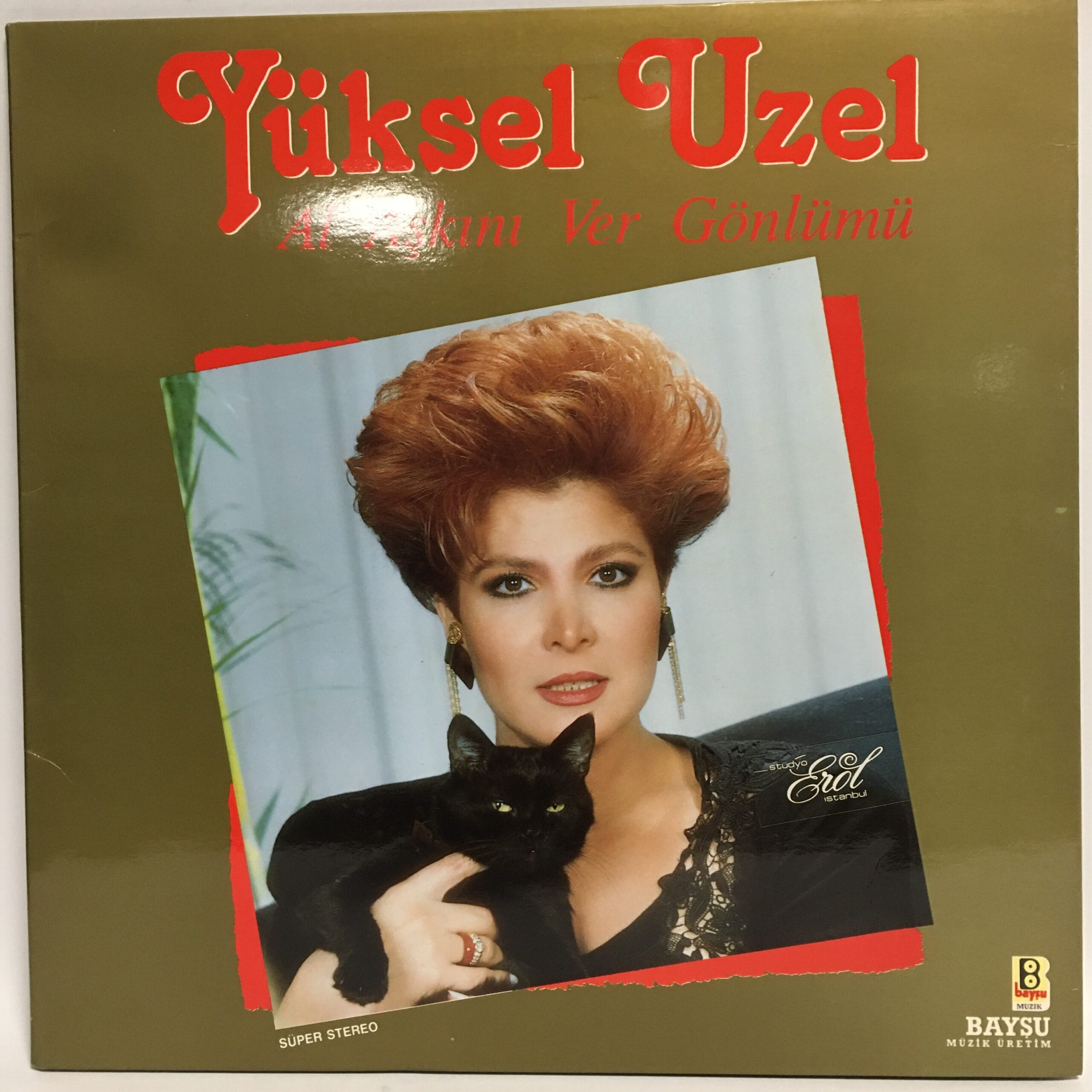 IMG_0813 YÜKSEL UZEL-AL AŞKINI VER GÖNLÜMÜ-BAYŞU PLAK 1988 SO LP'Sİ NADİR - Görsel 1