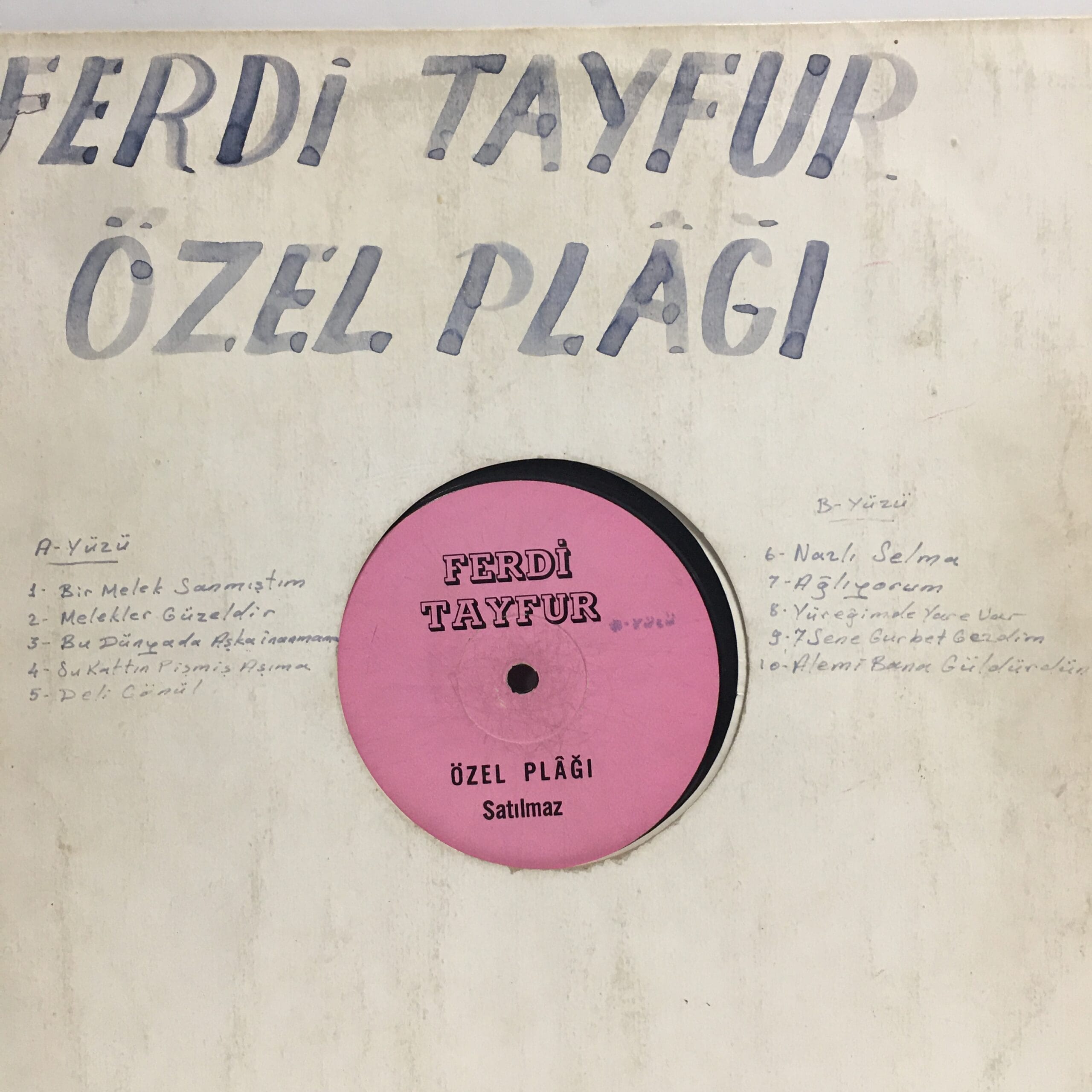 IMG_0958 FERDİ TAYFUR-ÖZEL PROMOSYON PLAĞI--NADİR--LONGPLAY - Görsel 1