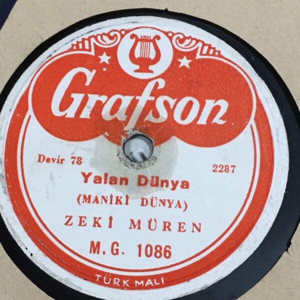 ZEKİ MÜREN-YALAN DÜNYA-DEVA BULMAYACAK MI- TAŞ PLAK