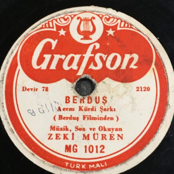 ZEKİ MÜREN-BERDUŞ-ANAR ÖMRÜMCE-TAŞ PLAK