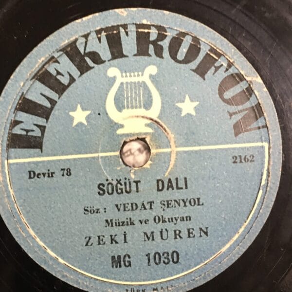 ZEKİ MÜREN-DOYMADIM BEN GENÇLİĞİME-SÖĞÜT DALI-TAŞ PLAK