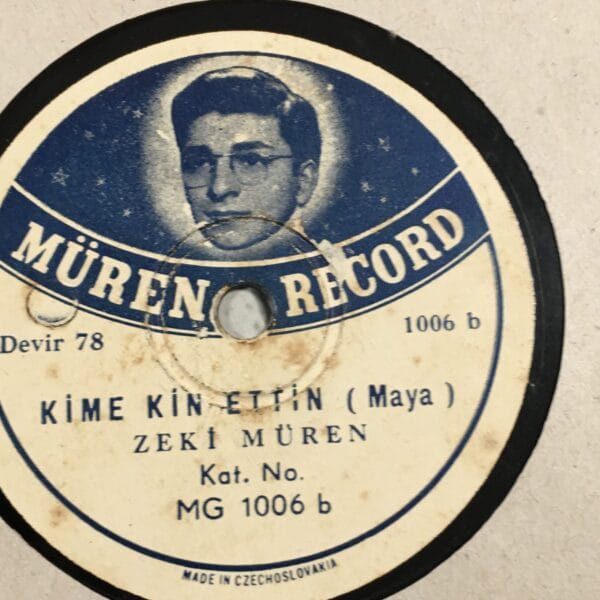 ZEKİ MÜREN-AYRILIK ATEŞTEN BİR OK-KİME KİN ETTİN-TAŞ PLAK